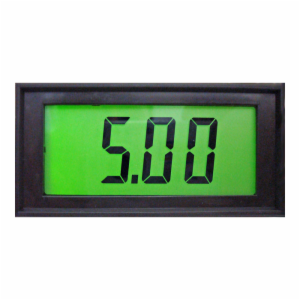 Jumbo Backlit LCD Panel Meter - 5V Common Ground