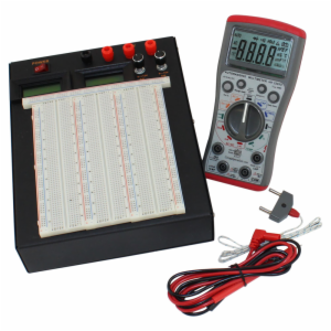 Electronics Prototyping Kit: Powered Breadboard and Digital Multimeter