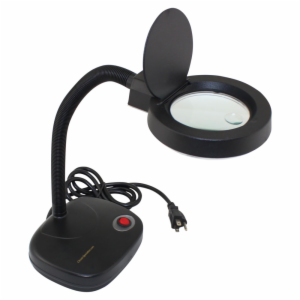 Magnifying Table Lamp with 2x/20x Magnifier Lens