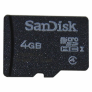 4GB Micro SD memory card from Sandisk