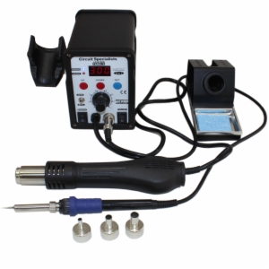 Digital Hot Air Rework Station with Soldering Iron