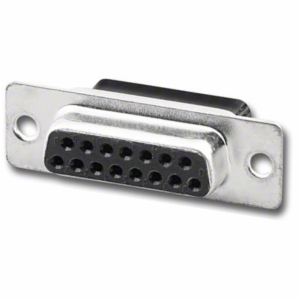 15 Pin Female D-Sub Crimp Connector