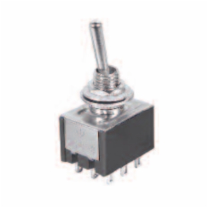 9P ON-OFF-ON/3PDT Mini Toggle Switch