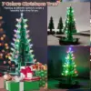 Assembled USB Christmas Tree 16 LED Color Light Electronic PCB