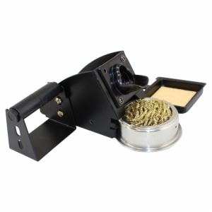 Soldering Iron Holder with Reel, Sponge and Wire Tip Cleaner