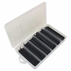 All Black Heat Shrink Tubing Kit
