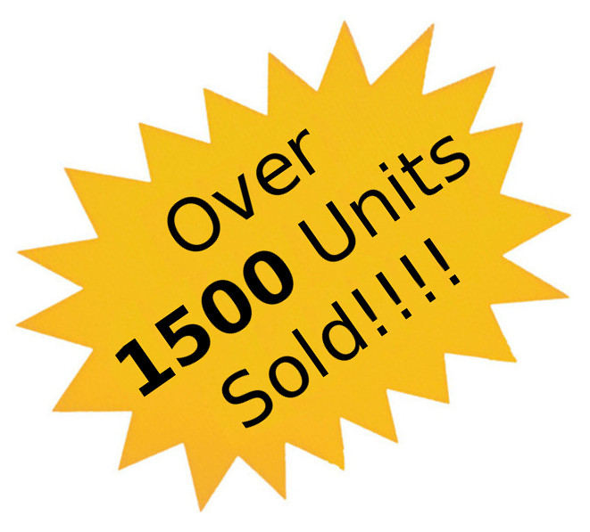 Over 1500 Units Sold