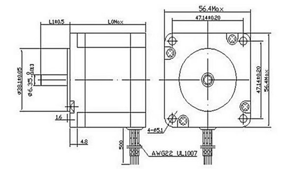 Nema 23 Stepper Motor Wiring Diagram