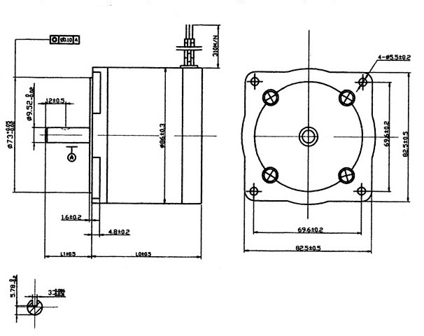 NEMA 34 Stepper Motor 11 8 kg cm 6 Wire NEMA 34 Stepper Motor 11 8 kg cm 6 Wire
